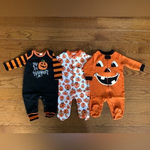 Halloween One Piece Baby Outfit Lot
